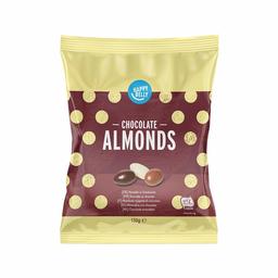 Marque Amazon - Happy Belly Amandes au chocolat 130g x 6