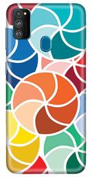 Amazon Brand - Solimo Designer Colorful Pattern 3D Printed Hard Back Case Mobile Cover for Samsung Galaxy M21 / M30s