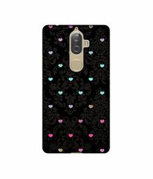 Amazon Brand - Solimo Designer Heart Texture UV Printed Soft Back Case Mobile Cover for Lenovo K8 Plus