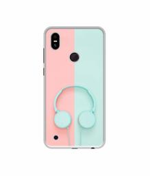 Amazon Brand - Solimo Designer Head Phone UV Printed Soft Back Case Mobile Cover for Fluo X2 Max