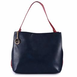 Nia & Nicole Women's Handbag (Navy Blue:: Red)