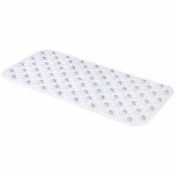 AmazonBasics Non-Slip PVC Bahroom Bath Rug Mat with Polka Dot Texture