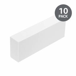 AmazonBasics Gum, wit, verpakking met 10 stuks