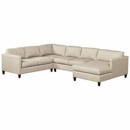 Amazon Brand – Stone & Beam Andover Modern Left U-Sectional Sofa, 134