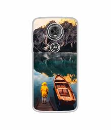 Amazon Brand - Solimo Designer Lake View UV Printed Soft Back Case Mobile Cover for Motorola Moto E5 Plus