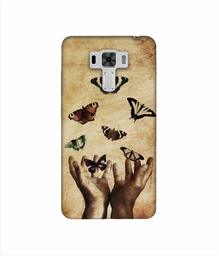 Amazon Brand - Solimo Designer Butterflies 3D Printed Hard Back Case Mobile Cover for Asus Zenfone 3 Laser ZC551KL