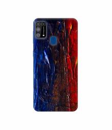 Amazon Brand - Solimo Designer Red Paint On Wall 3D Printed Hard Back Case Mobile Cover for Samsung Galaxy M31