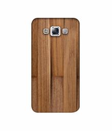 Amazon Brand - Solimo Designer Wooden Art 3D Printed Hard Back Case Mobile Cover for Samsung Galaxy E7