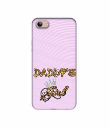 Amazon Brand - Solimo Designer Daddy's Girl in Glitter Pattern 3D Printed Hard Back Case Mobile Cover for Vivo Y81i