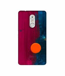 Amazon Brand - Solimo Designer Pink and Blue Brush Texture 3D Printed Hard Back Case Mobile Cover for Lenovo K6 Note