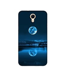 Amazon Brand - Solimo Designer Moon Pattern Print UV Printed Soft Back Case Mobile Cover for Micromax Bharat 3 Q437