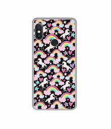 Amazon Brand - Solimo Designer Unicorn Texture UV Printed Soft Back Case Mobile Cover for Mi Redmi Note 5 Pro