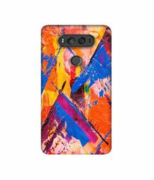 Amazon Brand - Solimo Designer Barfi Shape Multicolor Texture 3D Printed Hard Back Case Mobile Cover for LG V20