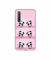 Amazon Brand - Solimo Designer Panda Pattern UV Printed Soft Back Case Mobile Cover for Realme XT