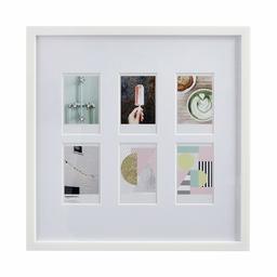 AmazonBasics Photo Frame for use with Instax - 6-Opening - 3.25