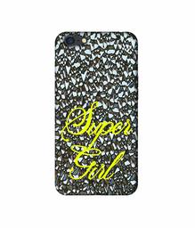 Amazon Brand - Solimo Designer Super Girl On Foil 3D Printed Hard Back Case Mobile Cover for Oppo A71