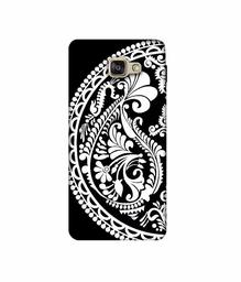 Amazon Brand - Solimo Designer Half Circle Rangoli 3D Printed Hard Back Case Mobile Cover for Samsung Galaxy A7 (2016)