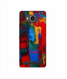 Amazon Brand - Solimo Designer Multiolor Brush Texture on Wall 3D Printed Hard Back Case Mobile Cover for Lenovo A7700