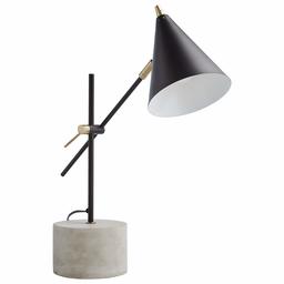 Stone & Beam AF47309-BK -Rivet Fishbein Lamp - Table, 12.5