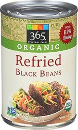 365 Everyday Value, Organic Refried Black Beans, 16 oz