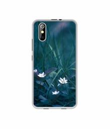 Amazon Brand - Solimo Designer White Flower UV Printed Soft Back Case Mobile Cover for iKall K200