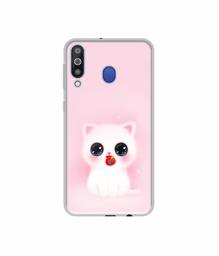 Amazon Brand - Solimo Designer Kitty UV Printed Soft Back Case Mobile Cover for Samsung Galaxy M30