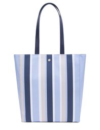 El bonito Bolsa Co. Mujer de Tonal de rayas piel vegano grande Shopper bolsa bolsa