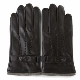 Winter Warm Wool Lined Driving Motorcycle Dress Gloves For Men Women 3 Size Brown