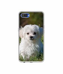 Amazon Brand - Solimo Designer White Dog UV Printed Soft Back Case Mobile Cover for Realme C2