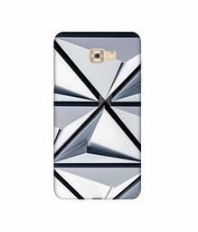 Amazon Brand - Solimo Designer Hexagon Texture 3D Printed Hard Back Case Mobile Cover for Samsung Galaxy C7 Pro