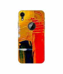 Amazon Brand - Solimo Designer Randam Multicolor Fall 3D Printed Hard Back Case Mobile Cover for Apple iPhone XR (Logo Cut)