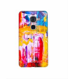 Amazon Brand - Solimo Designer Multicolor Canvas Paint 3D Printed Hard Back Case Mobile Cover for LeTV Le 2