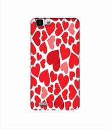 Amazon Brand - Solimo Designer Heart Pattern 3D Printed Hard Back Case Mobile Cover for Vivo Y27L