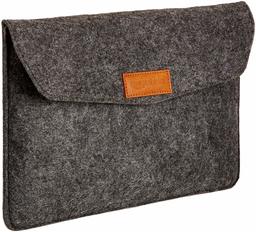 AmazonBasics 11 Inch Felt Macbook Laptop Sleeve Case - Charcoal