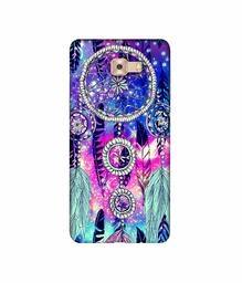 Amazon Brand - Solimo Designer Round Wall Hanging Pattern 3D Printed Hard Back Case Mobile Cover for Samsung Galaxy C9 Pro