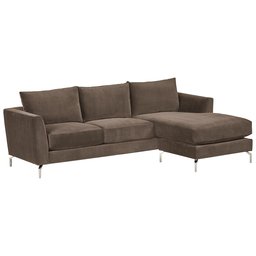 Amazon Brand – Rivet Emerly Modern Sofa Chaise, 96