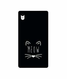 Amazon Brand - Solimo Designer Meow 3D Printed Hard Back Case Mobile Cover for Sony Xperia Z2