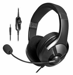 AmazonBasics - Auriculares de gaming - Negro