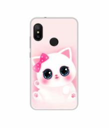 Amazon Brand - Solimo Designer Babby Kitty UV Printed Soft Back Case Mobile Cover for Mi Redmi 6 Pro