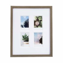 AmazonBasics Photo Frame for use with Instax - 4-Opening - 3.25