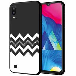 Amazon Brand - Solimo Designer Black & White Printed Hard Back Case Mobile Cover for Samsung Galaxy M10 (D1142)