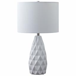 Amazon Brand – Rivet Modern Geometric Table Lamp with Bulb, 21