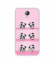 Amazon Brand - Solimo Designer Panda Pattern UV Printed Soft Back Case Mobile Cover for Lephone W2