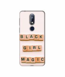 Amazon Brand - Solimo Designer Black Girl Magic 3D Printed Hard Back Case Mobile Cover for Nokia 7.1