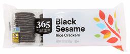 365 EVERYDAY VALUE Black Sesame Rice Crackers, 3.57 OZ