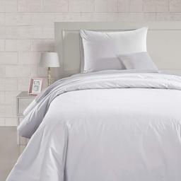 AmazonBasics Brushed Percale Cotton Sheet Set, White