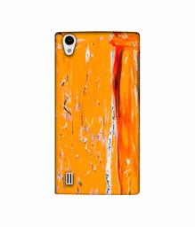 Amazon Brand - Solimo Designer Gold Yellow Paint 3D Printed Hard Back Case Mobile Cover for VIVO Y15