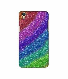 Amazon Brand - Solimo Designer Multicolor Sparkle 3D Printed Hard Back Case Mobile Cover for Oppo F1 Plus