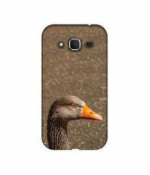 Amazon Brand - Solimo Designer Duck Face 3D Printed Hard Back Case Mobile Cover for Samsung Galaxy Core Prime