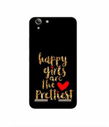 Amazon Brand - Solimo Designer Happy Girls are The Prettiest 3D Printed Hard Back Case Mobile Cover for Lenovo Vibe K5 Plus